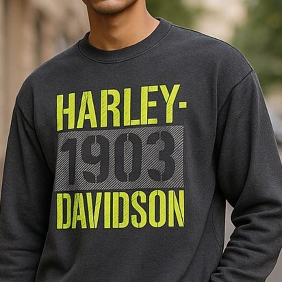 Harley-Davidson Men's Negative H-D. 2xl - Picture 1 of 5
